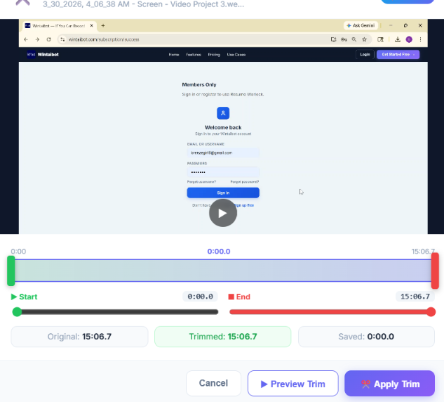W!ntAi product screenshot 4